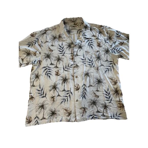 Batik Bay Shirt Mens XXL Machine Washable Silk Hawaiian Resort Casual Button Up - Picture 1 of 6